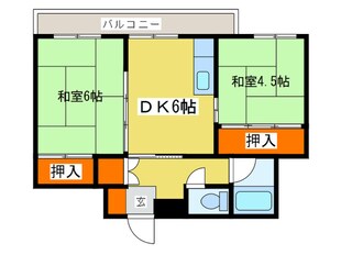 アルファスクエア北１３条の物件間取画像